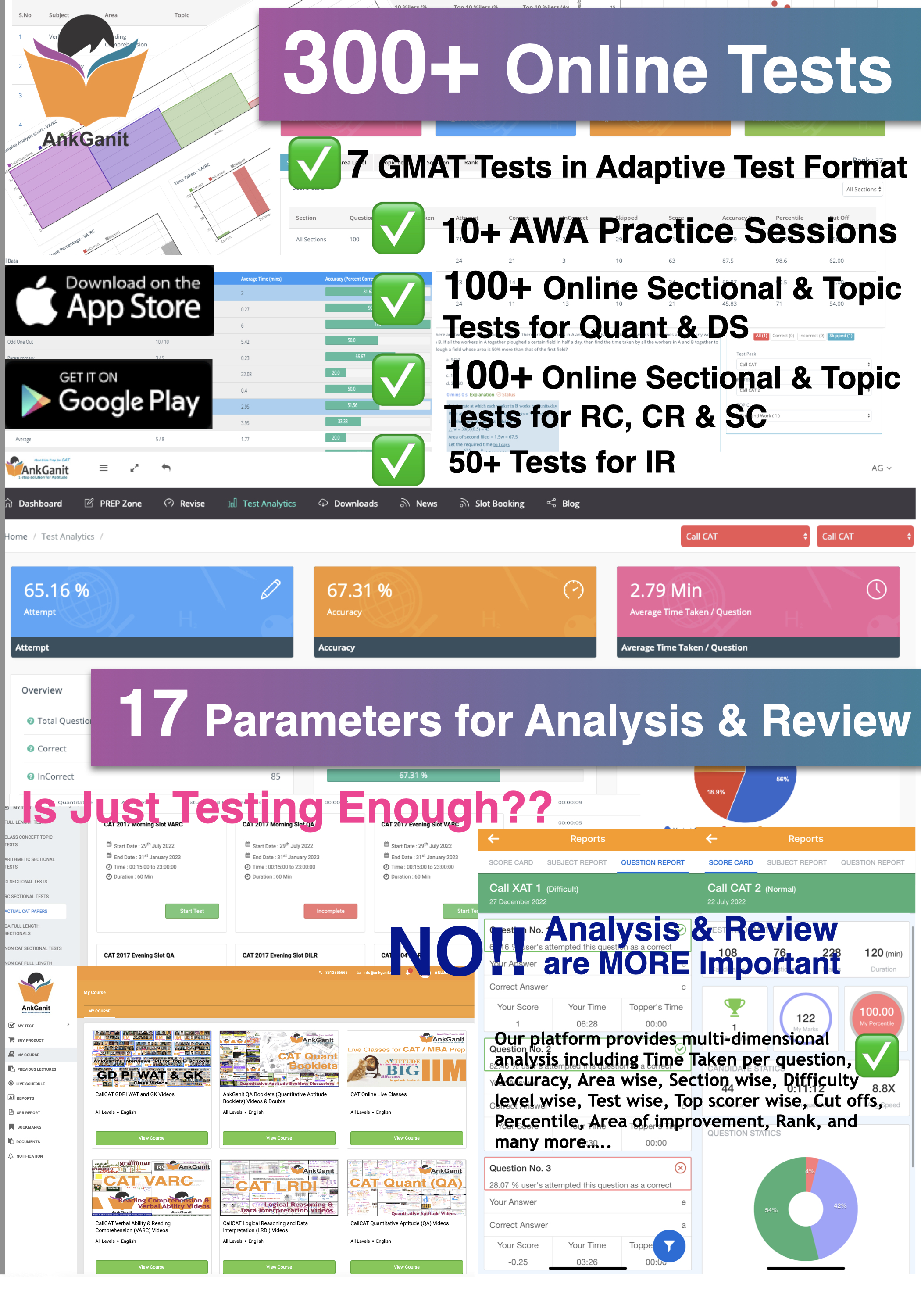  Advantages, Classes, Booklets and Tests Support
